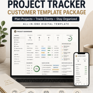 Notion Project Tracker / Customer Template Package